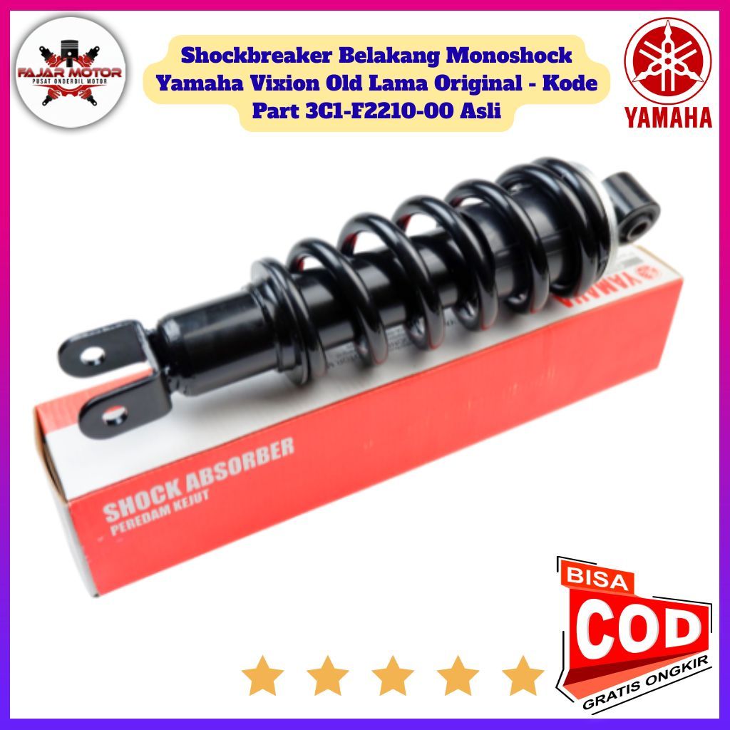 Shockbreaker Belakang Monoshock Yamaha Vixion Old Lama Original - Kode Part 3C1-F2210-00 Asli