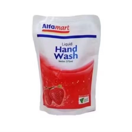 Alfamart Hand Wash Sabun Cuci Tangan Strawberry Refill 375 ml