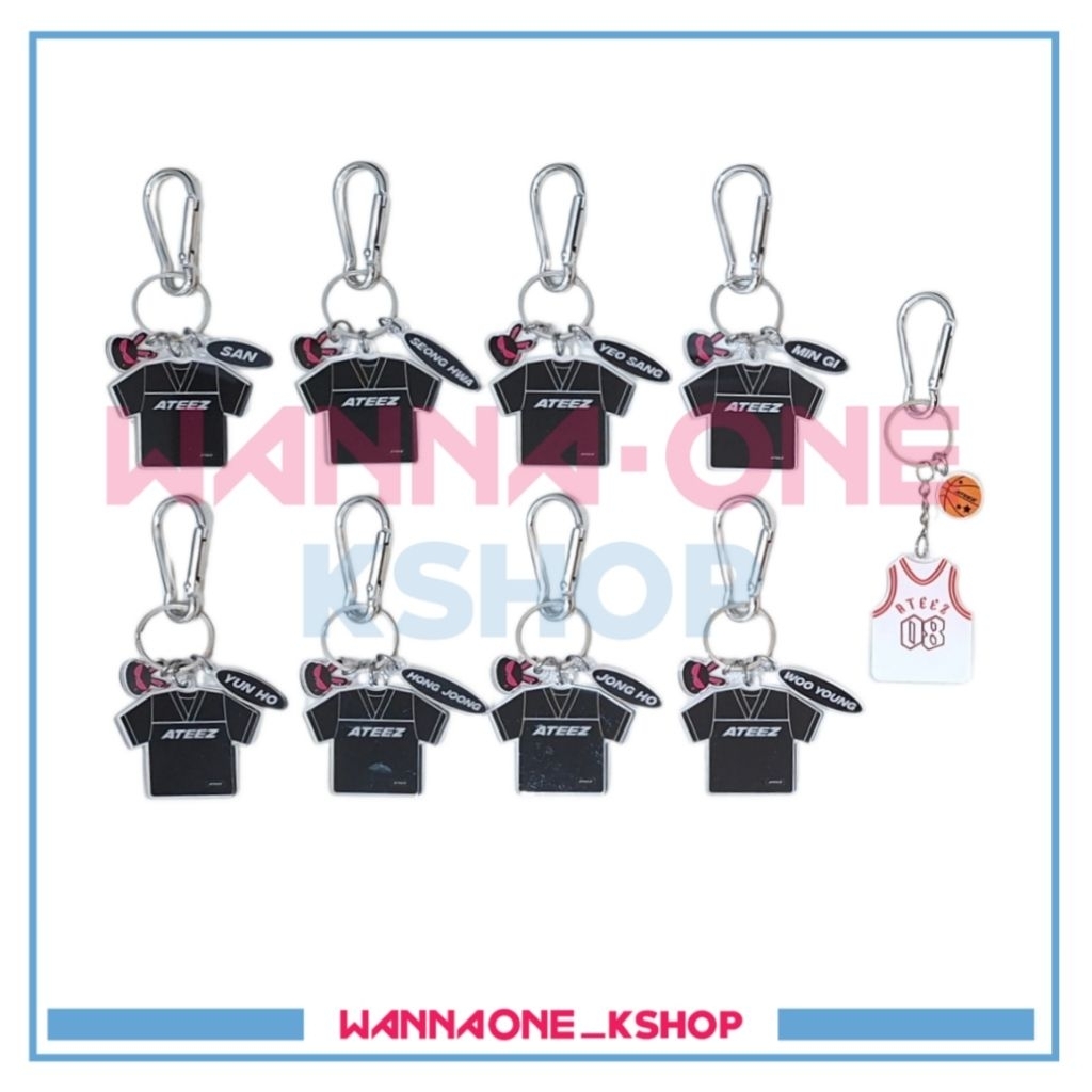 keychain ateez gantungan kunci ateez