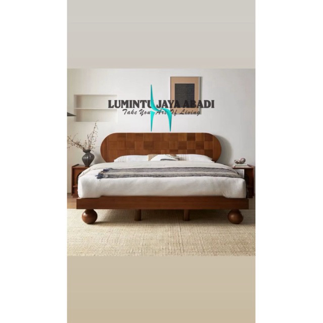 dipan aesthetic mewah. dipan premium modern kayu jati