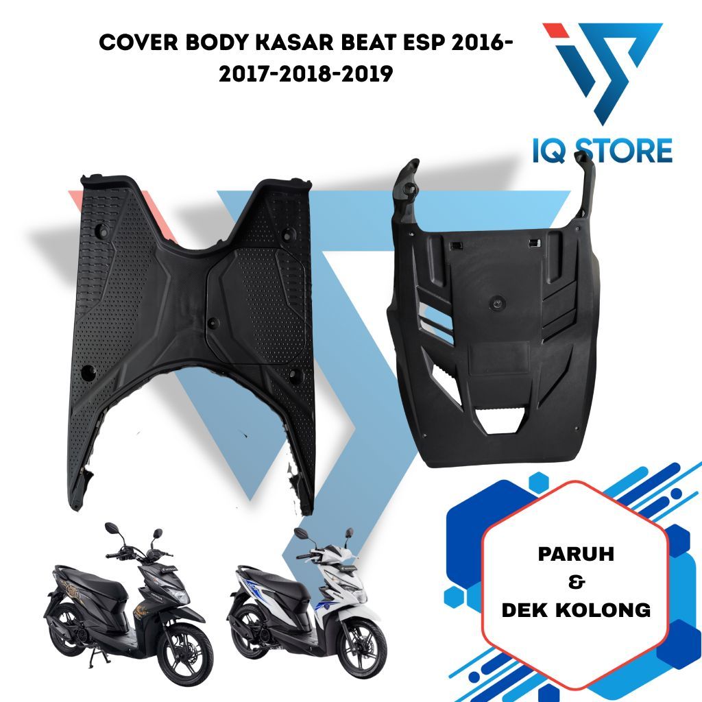 DEK KOLONG+PIJAKAN KAKI BEAT ECO STREET 2017-2018-2019 / PAKET BODY KASAR BEAT KOLONG+PIJAKAN KAKI B