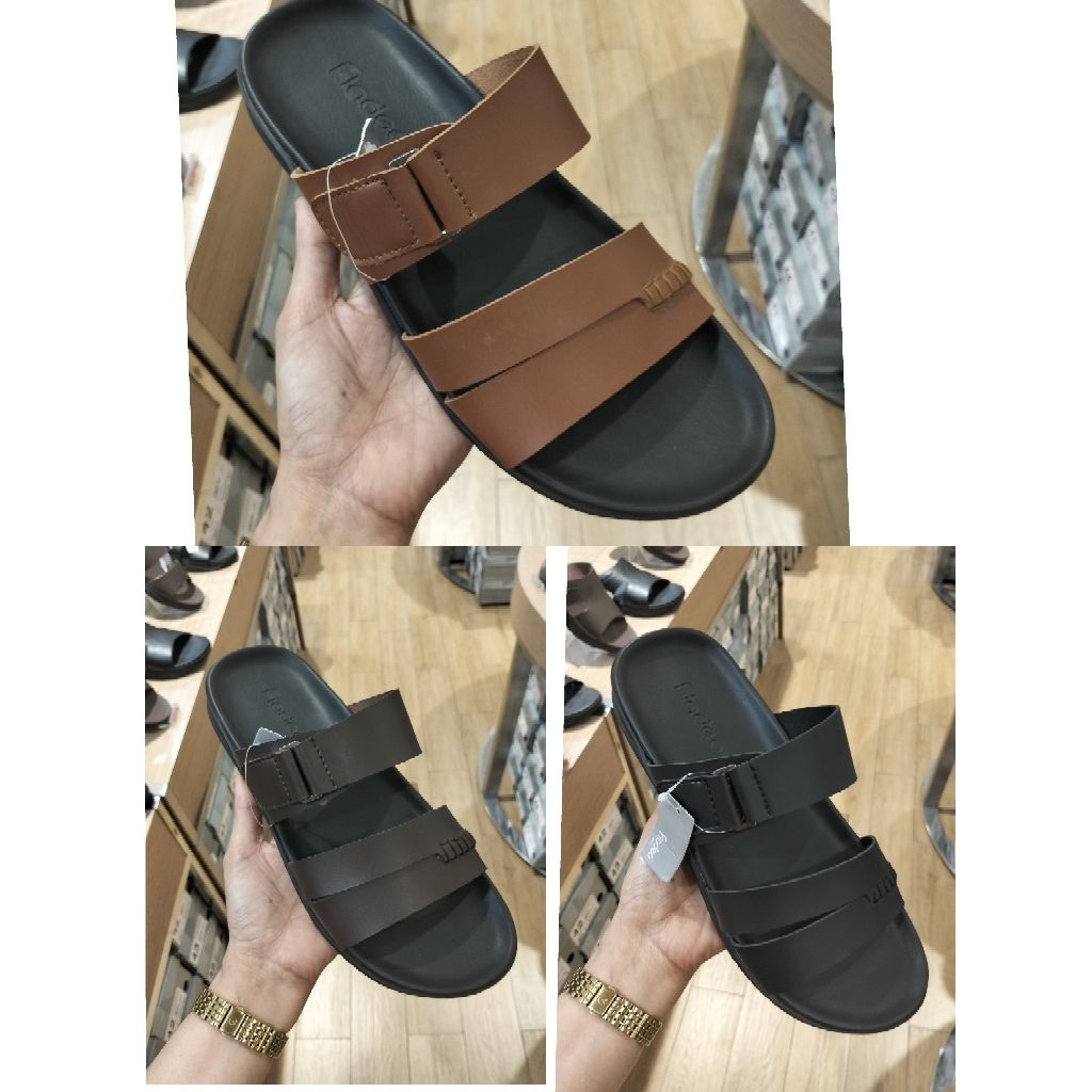 SANDAL COWOK PROMO FLADEO MEN KULIT SINTETIS ORIGINAL MATAHARI STORE