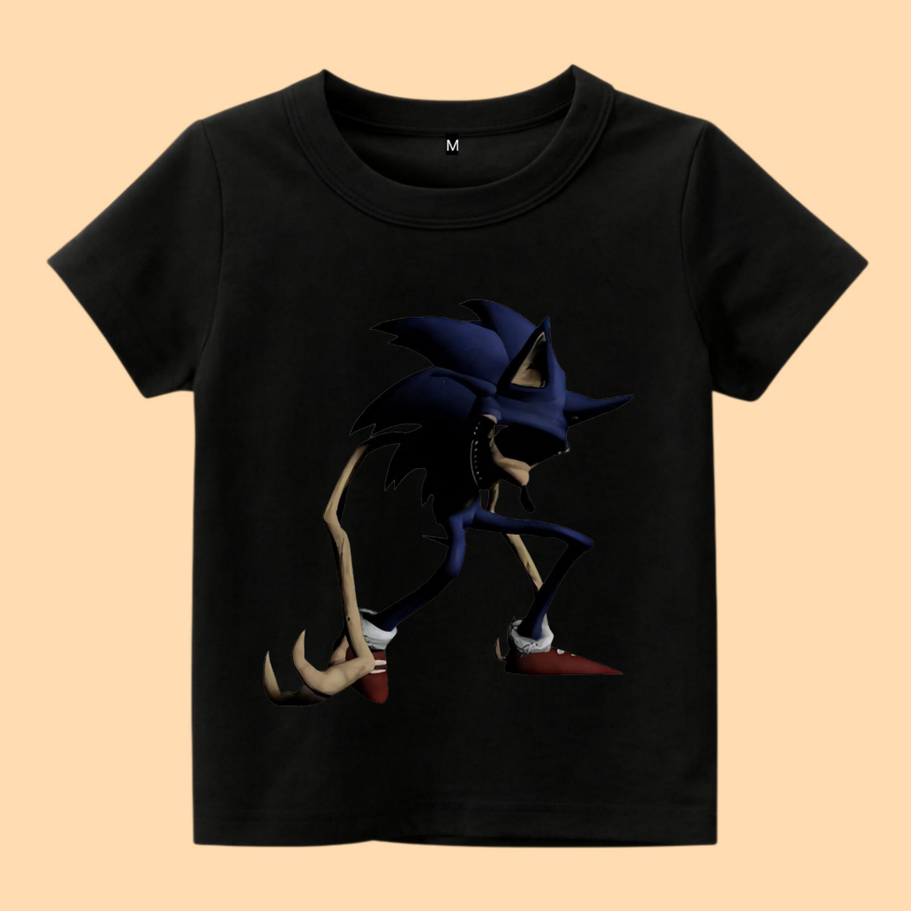Baju kaos anak sonic exe