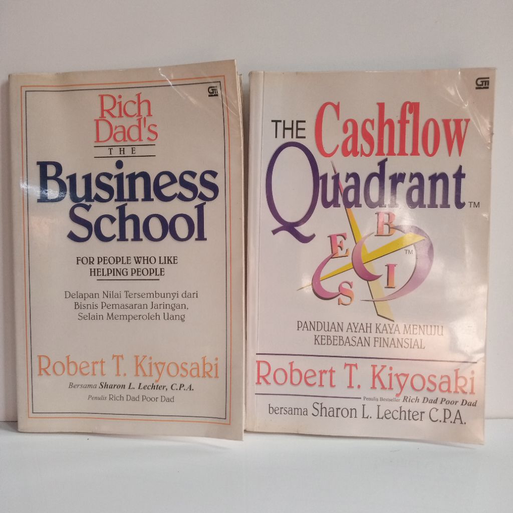 Buku Robert T business School the cashflow quadrant buku pengembangan diri bisnis Preloved