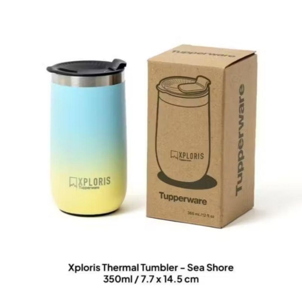 Tupperware xploris thermal Tumbler 350ml / botol minum thermos