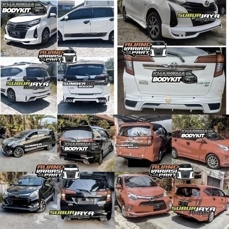 BODYKIT CALYA SIGRA TAHUN 2016 - 2019 SEMUA MODEL BODYKIT SIGRA CALYA MODEL YARIS VAZOOMA VENTURER