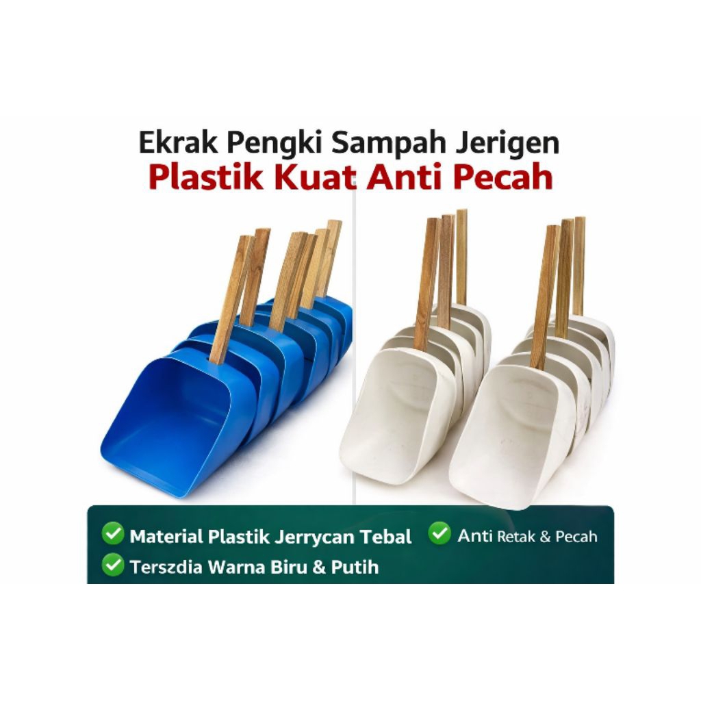 Ekrak Pengki Sampah Jerigen Plastik Kuat Anti Pecah