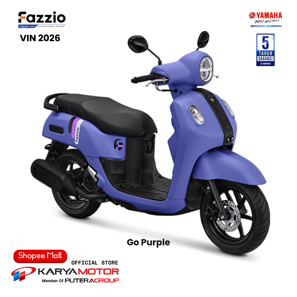 Sepeda Motor Yamaha Fazzio Hybrid Neo