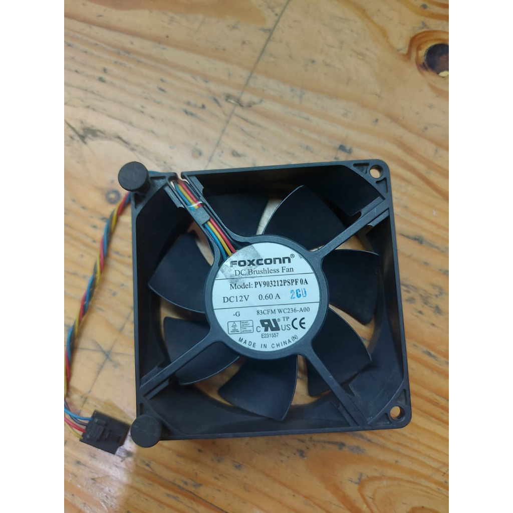 [SECOND ORI] Fan Casing FOXCONN 12V 0.60A 4 kabel Second Original 9 CM