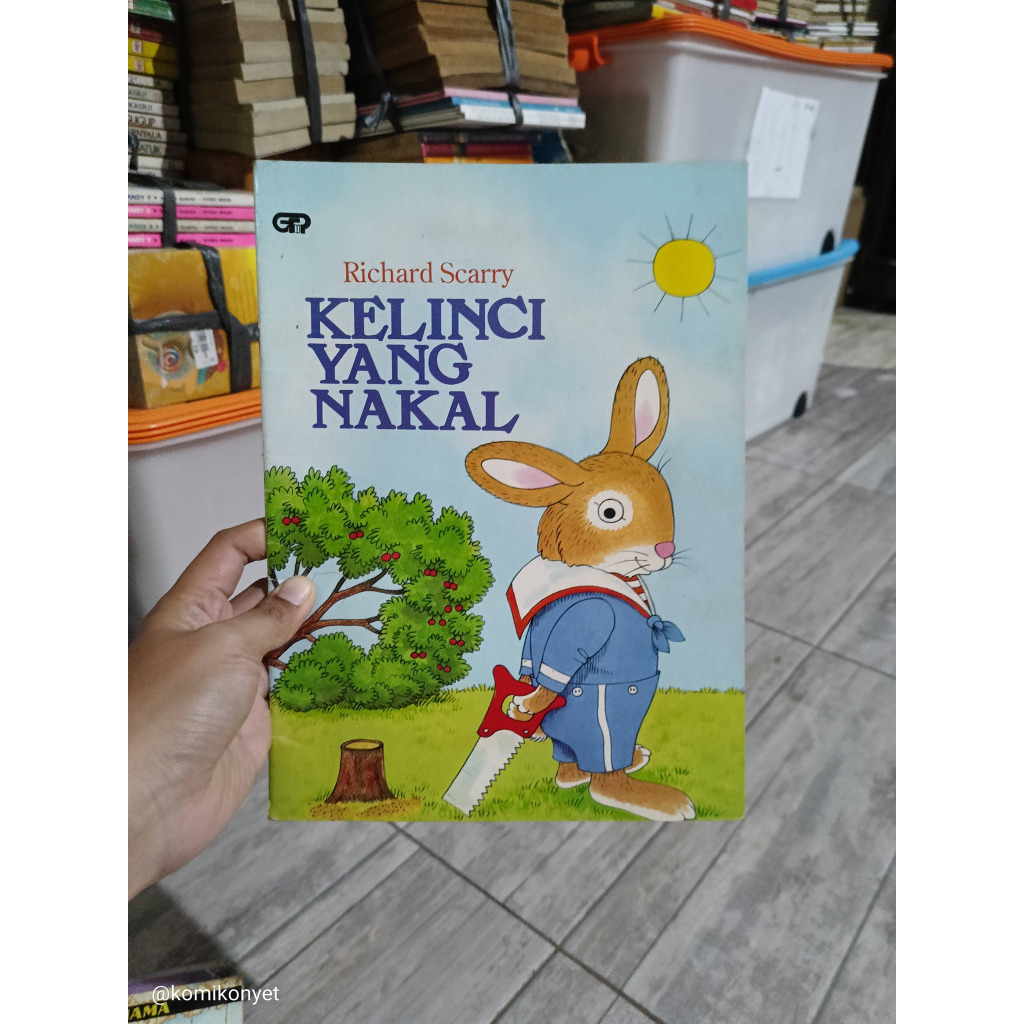 Buku Cerita Anak Klasik Seri Golden Book Kelinci yang Nakal Ilustrator Richard Scarry