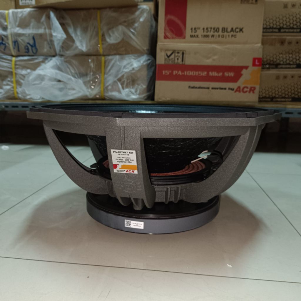 SPEAKER KOMPONEN 18 INCH ACR 18" 127187 SW FABULOUS SUBWOOFER ORIGINAL COIL 5 INCH