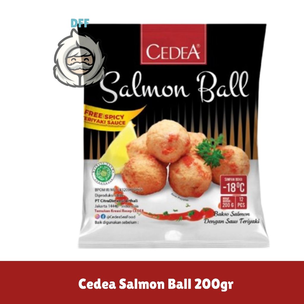 Cedea Salmon Ball 200g | Bakso Ikan Salmon untuk Hotpot & Seafood
