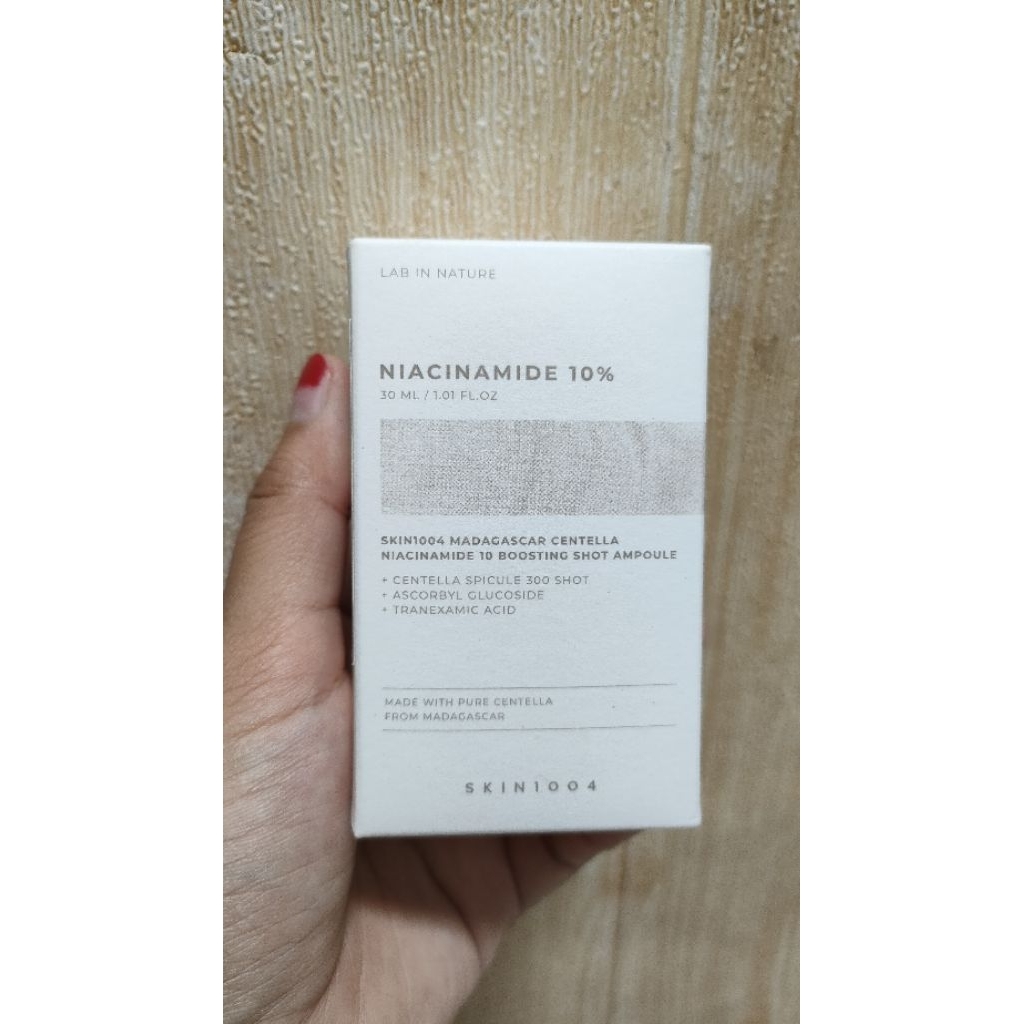 skin1004 Madagascar centella niacinamide 10 booster shot ampoule