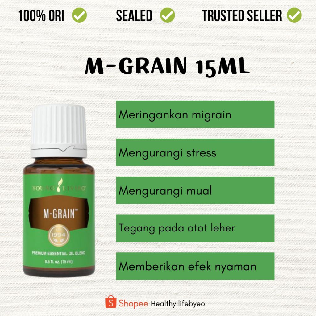 M-Grain 15ml young living M-grain essential oil M grain yleo