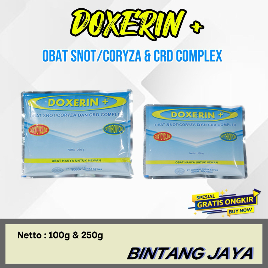 DOXERIN OBAT SNOT CORYZA CRD UNGGAS