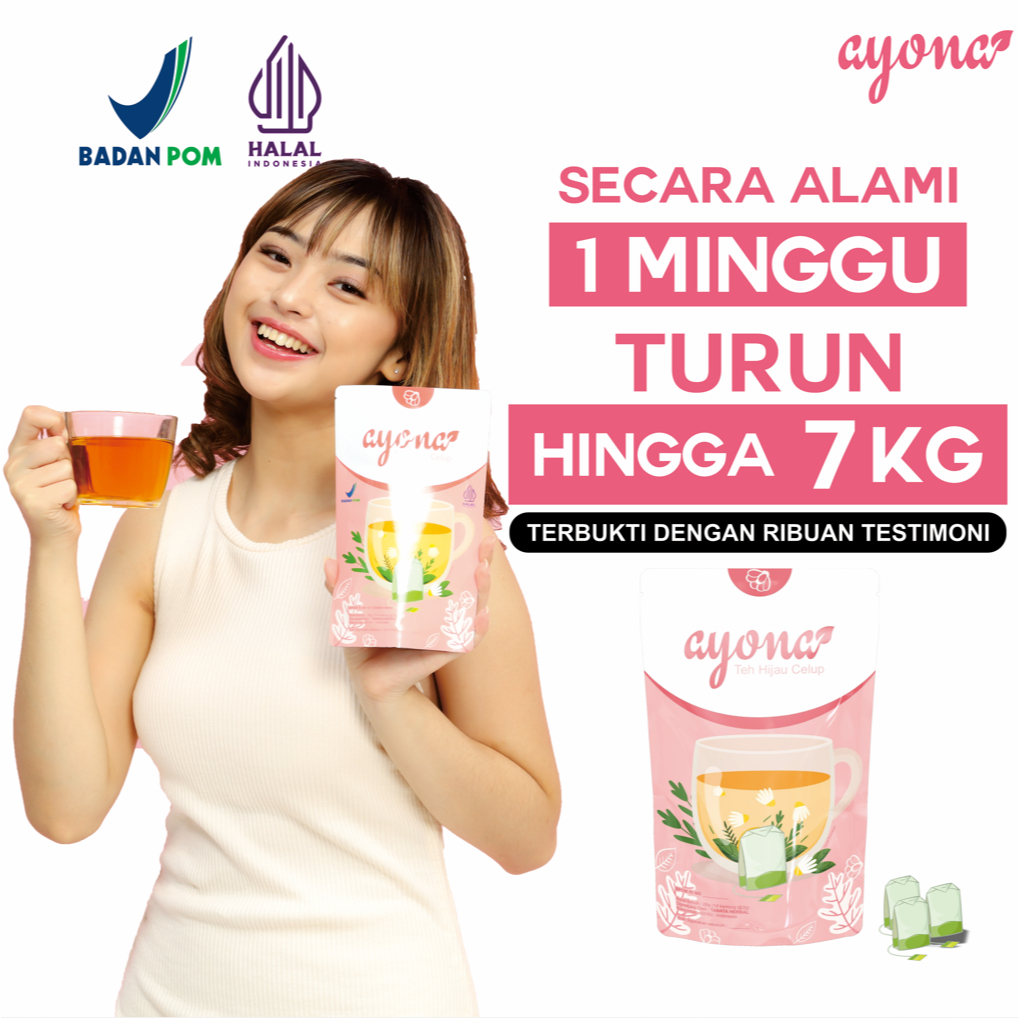 Slimming Tea | Teh Pelangsing Herbal | Teh hijau | Teh detox Ampuh Melangsingkan