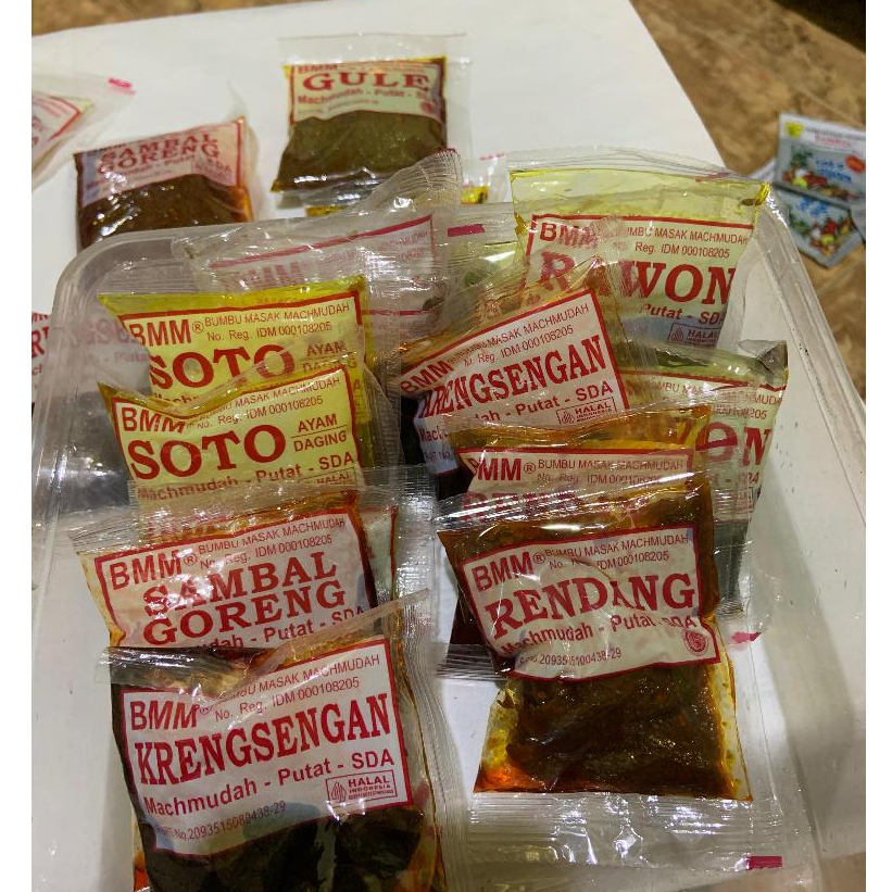 Bumbu Instan Mahmudah berbagai rasa