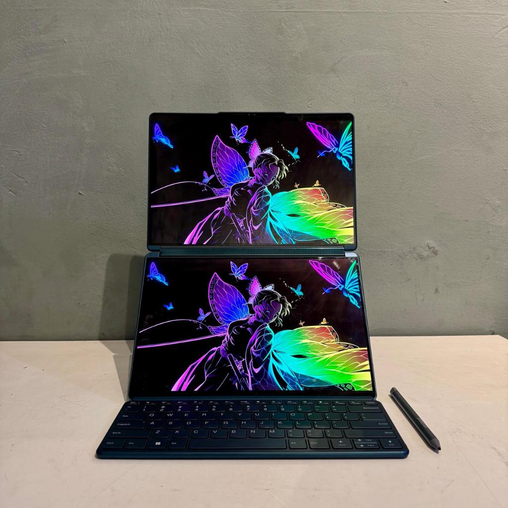 Laptop Editing Lenovo Yoga Book 9i G8 i7 1355U Oled 2,8K 16GB/1TB Garansi On