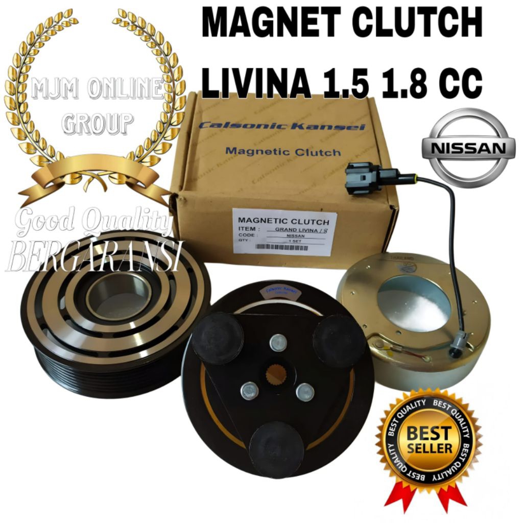 Magnet Clutch Puli Kompresor Ac Livina 1.5 1.8 cc
