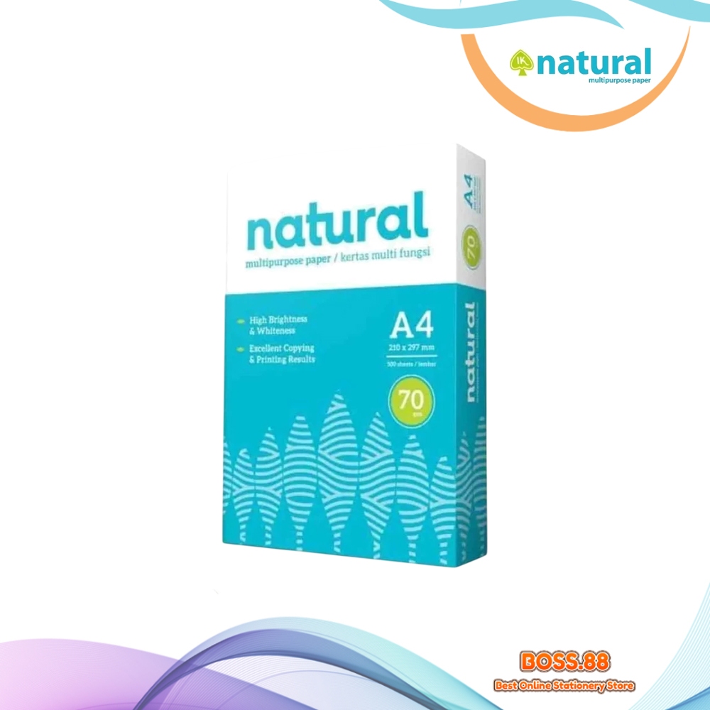 HVS NATURAL A4 70 GR (1 RIM)