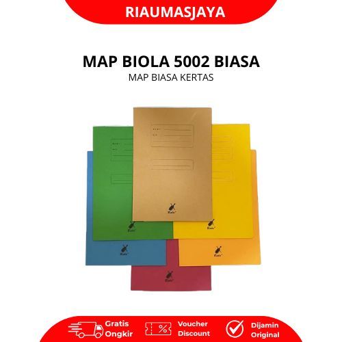 Map Biola 5002 / stopmap /Map biasa kertas