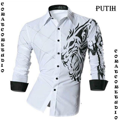 10XL 9XL 8XL 7XL 6XL 5XL 4XL 3XL XXL XL L M S XS Hem Cowok Jumbo Kemeja Pria Big Size Panjang Polos 