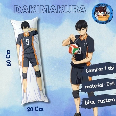 Dakimakura Premium HD / Bantal Guling Peluk Anime Kageyama Haikyuu