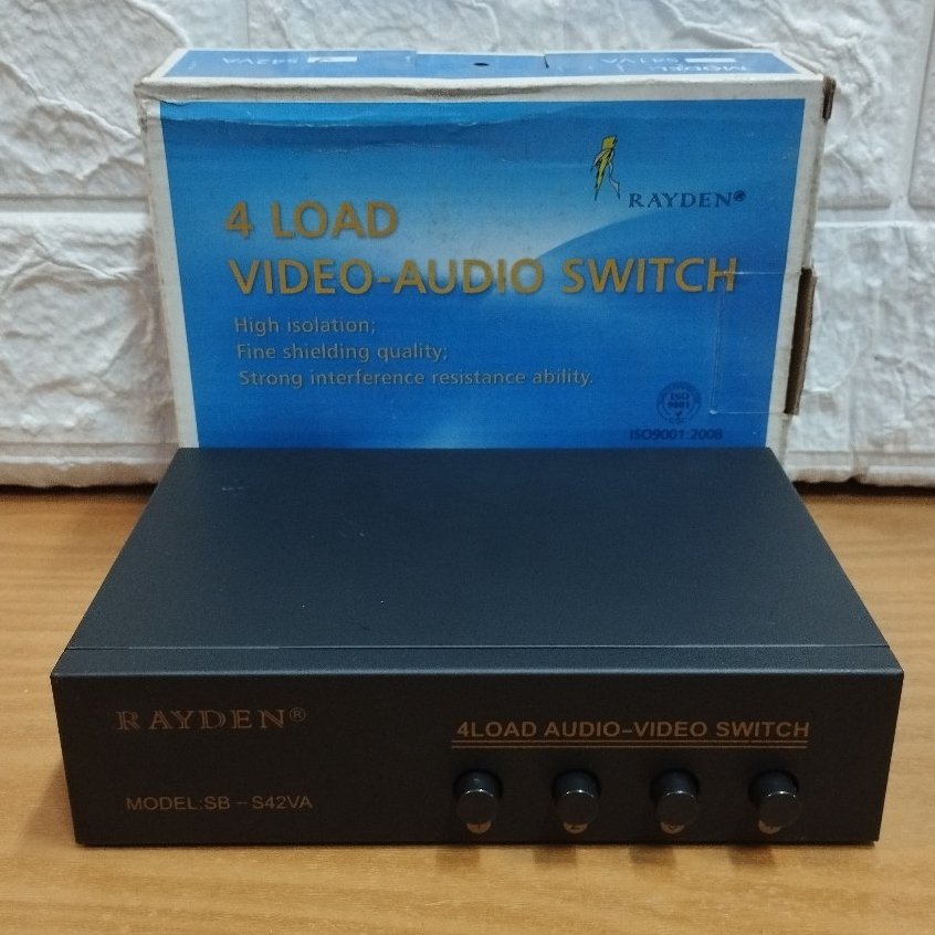 4 Load Video Audio Switch SB S42VA