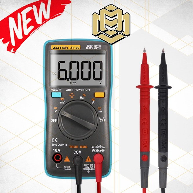 ZOYI ZT102 Multimeter Digital Avometer Multitester 102 / ZOYI ZT102 Smart Digital Multitester