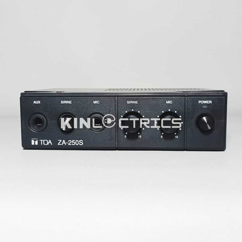 KINLECTRICS Ampli Mobil TOA Amplifier ZA-250 S Sirine TOA 100% Original Garansi Resmi