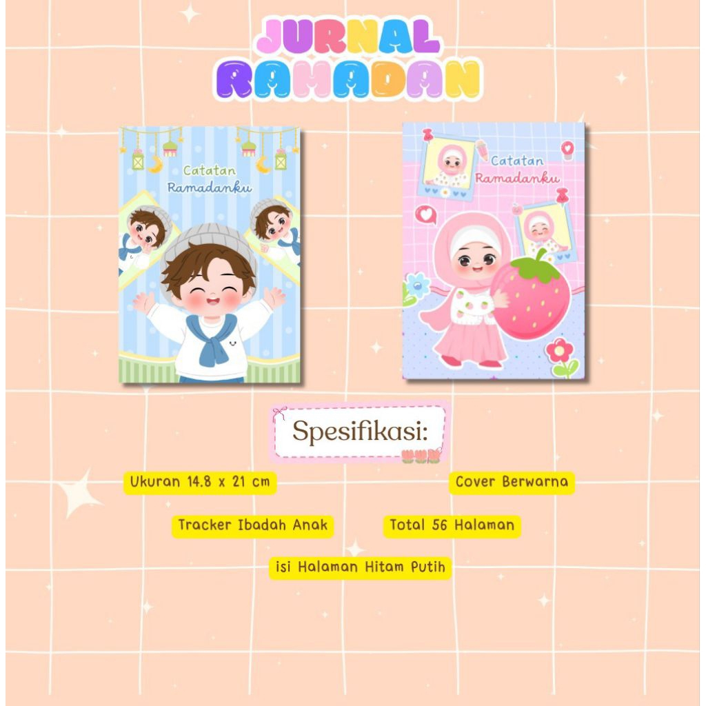 Jurnal Ramadan Anak / Buku Catatan Ramadan Anak