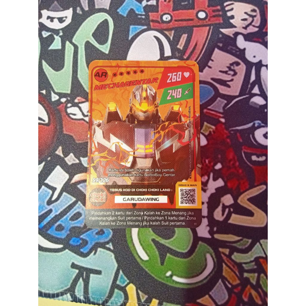 Card Boboiboy Galaxy AR & SR