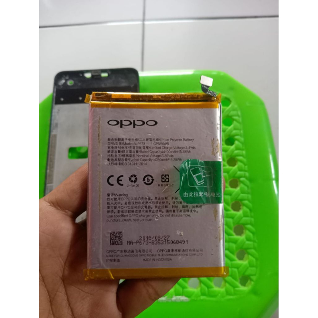 frame tulang lcd copotan ori + batre model blp 673