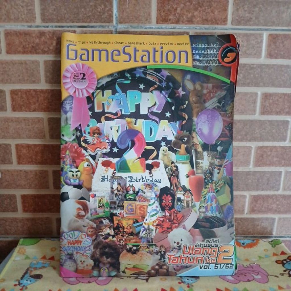 MAJALAH GAMESTATION BEKAS ORIGINAL