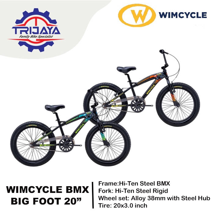 Wimcycle BMX Big Foot 20Inch | Sepeda Anak BMX