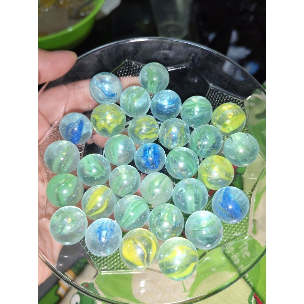 50pcs / 16mm / kelereng mata Kucing / kelereng nostalgia / kelereng viral