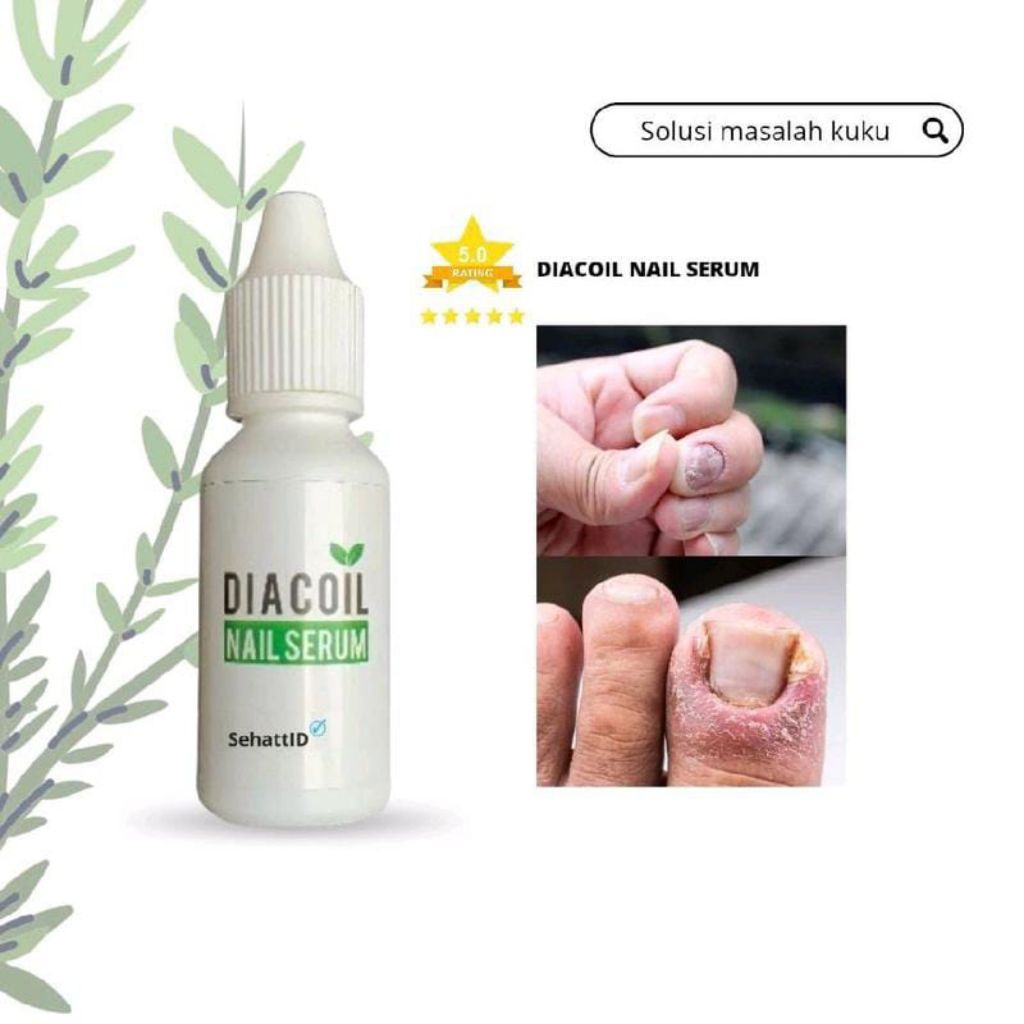 Diacoil Nail Serum 15ML Original Penghilang Kuku Cantengan Rusak Bernanah Kutikula Nail Art Perawata