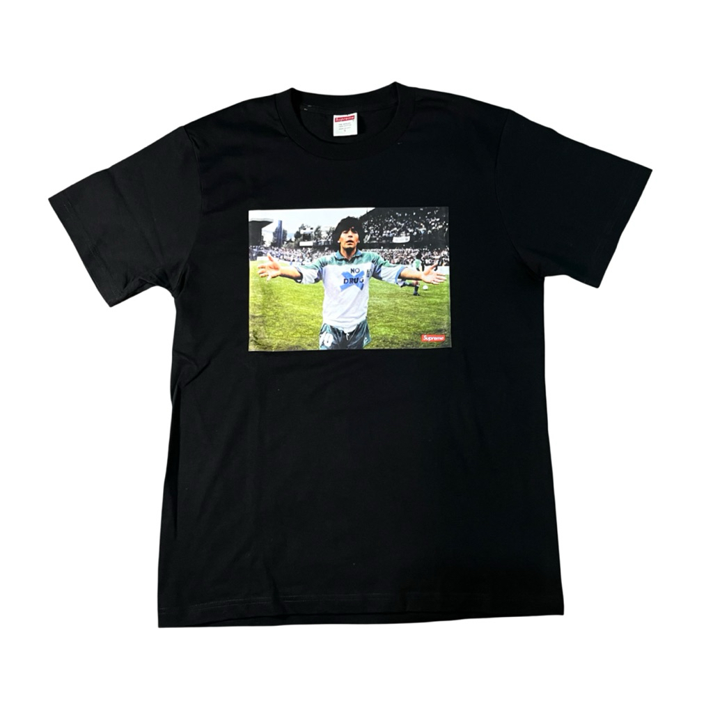 Superme Maradona Tshirt Black