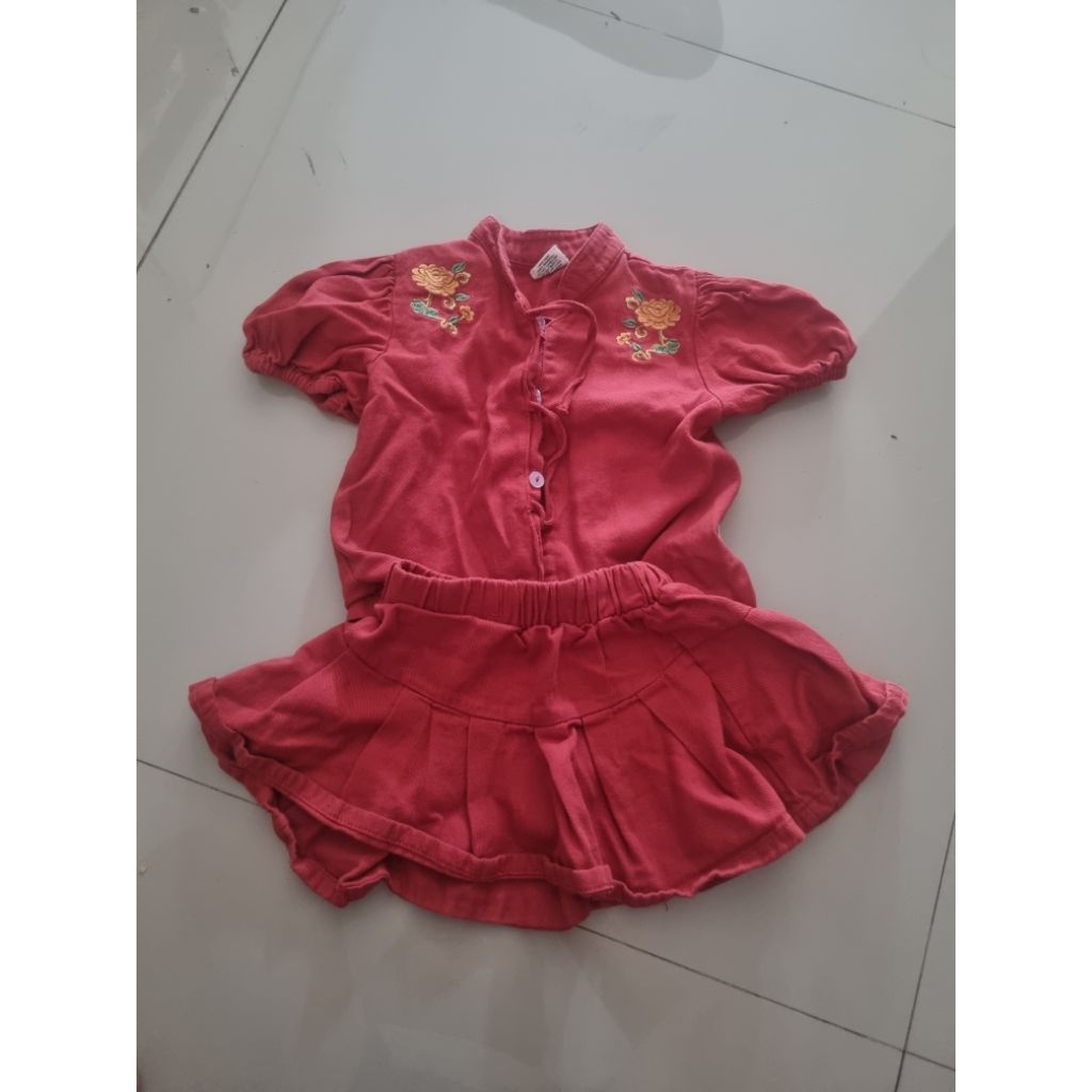 bohopanna cheongsam preloved / baju imlek anak preloved / baju imlek anak perempuan