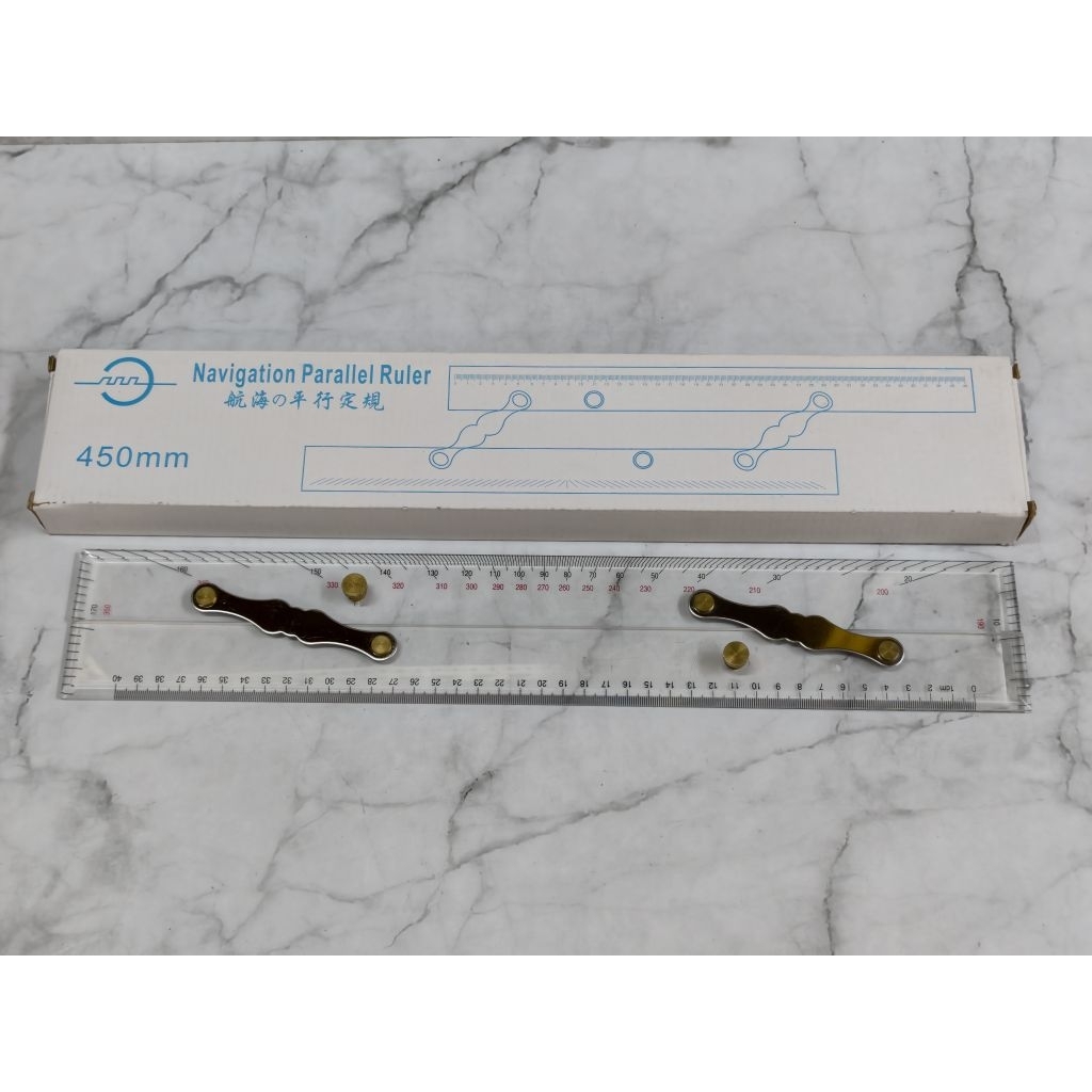 Mistar Jajar Peta ( Parallel Ruler ) 450mm