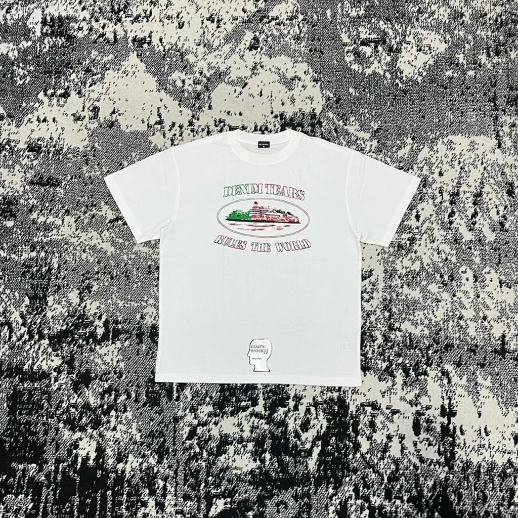 CORTEIZ X DENIM TEARS CORTEARS TEE WHITE