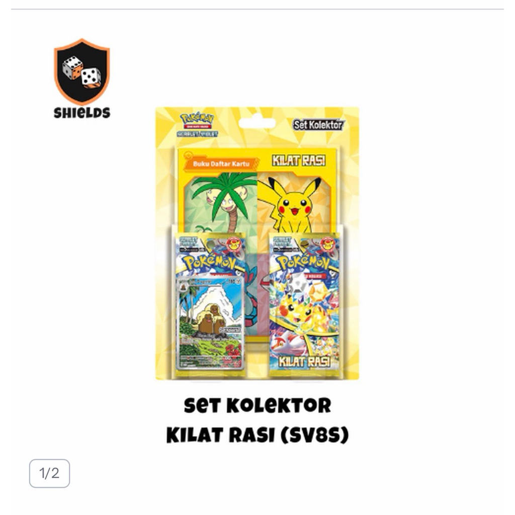 Pokemon Tcg Indinesia - Set kolektor kilat rasi sv8s