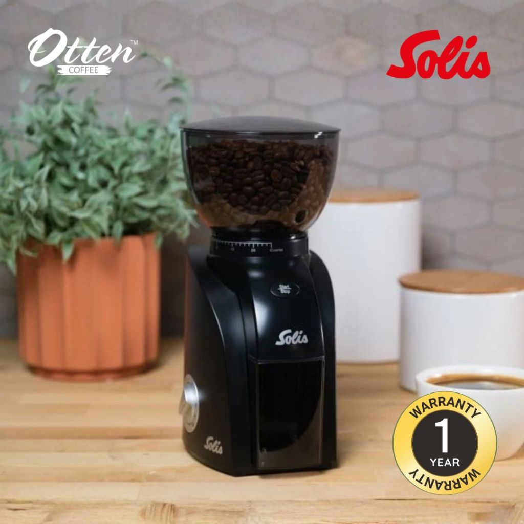 Solis - Mesin Penggiling 1662 Scala Zero Static Grinder (Hitam)