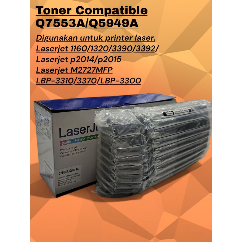 Toner cartridge Compatible Q7553A/Q5949A