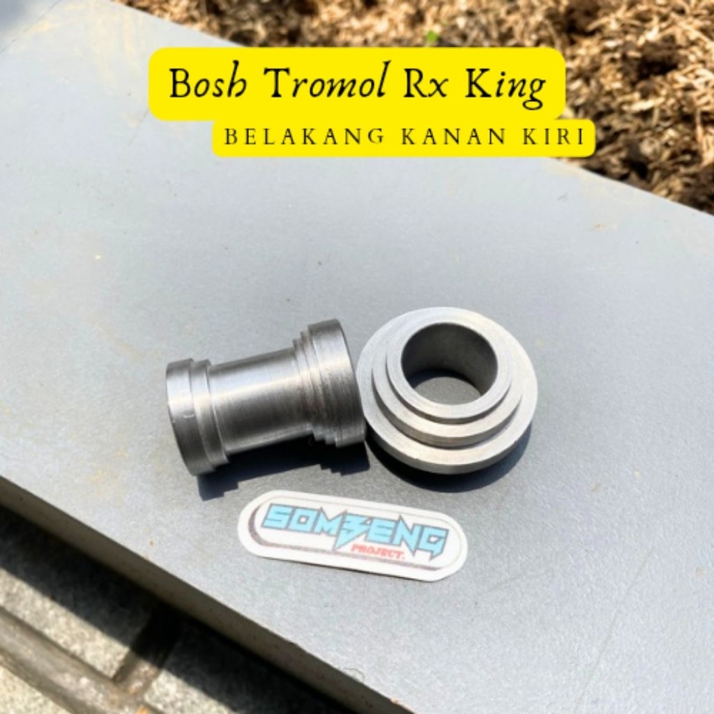 Bosh Boshing  Tromol Belakang Stainless RX KING Set Kanan Kiri