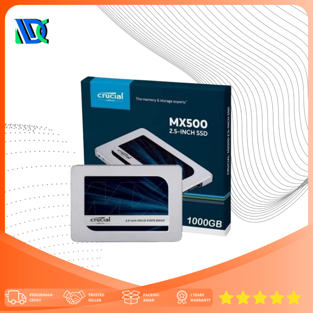 SSD Crucial MX500 1TB - CT1000MX500SSD1 / SSD 1TB