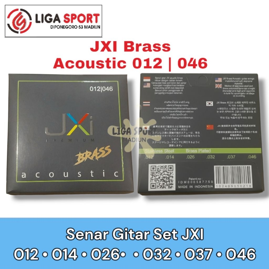 Senar Gitar Akustik Set isi 6 JXi Premium 12-46
