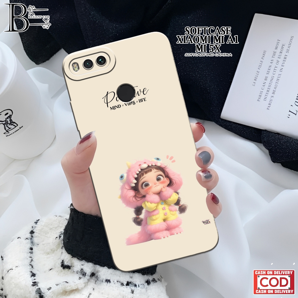 Case Xiaomi Mi A1 (Mi 5X) - Fashion Case Lucu  - Casing Xiaomi Mi A1 (Mi 5X) - Silikon Pro Camera - 