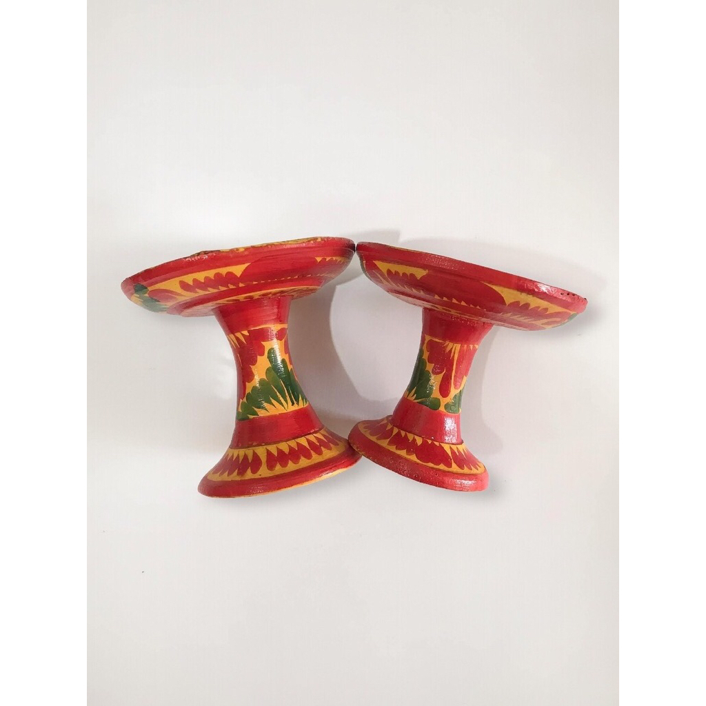 Toko Jenar - PROMO Dulang Cane Kecil/ Dulang Kayu Lukis Bali Cantik Murah