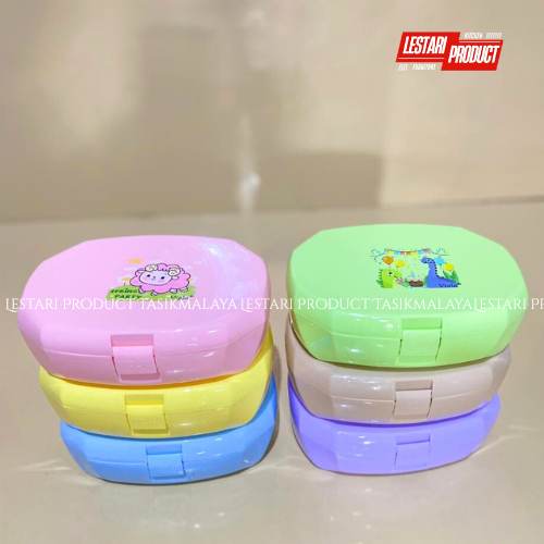 ( 6 PCS ) LUNCHBOX CANDY VIOLA | KOTAK BEKAL | WADAH NASI | KOTAK BEKAL ANAK | TEMPAT NASI | WADAH B